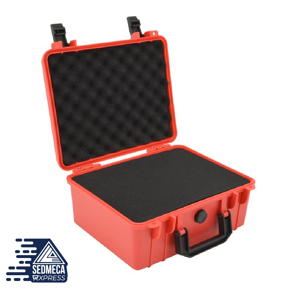 280x240x130mm Safety Instrument Tool Box ABS Plastic Storage Toolbox E –  SEDMECA Express