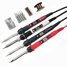 Load image into Gallery viewer, 80W Digital Electric Soldering Iron Set Adjustable Temperature 220V 110V. Construction &amp; Home. Sedmeca Express.80W Digital Electric Soldering Iron Set Adjustable Temperature 220V 110V. Construction &amp; Home. Sedmeca Express.
