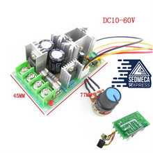 Load image into Gallery viewer, DC Motor Speed Controller Switch DC 20A 10-60V PWM High Power Drive Module 60A 12V~48V
