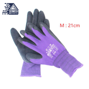 Garden Gloves Gardening Nitrile Rubber Gloves Quick Easy To Dig and Plant for Digging Planting Garden Tools Drop Ship. SEDMECA EXPRESS. Personal Protective Equipment.