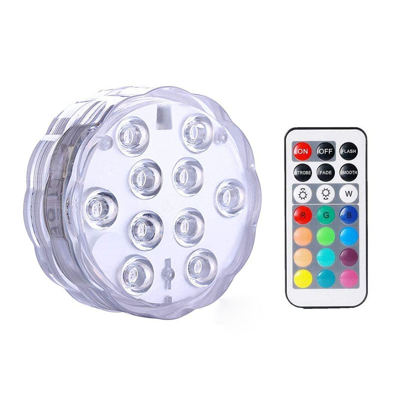  IP68 Waterproof Multi Color Submersible LED Lights Underwater Decoration. Instrumentation and Electrical Materials. Sedmeca Express.