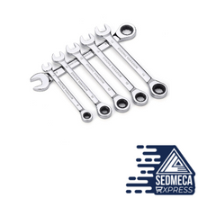 Load image into Gallery viewer, Key Ratchet Wrench Set 72 Tooth Gear Ring Torque Socket Wrench Set Metric Combination Ratchet Spanners Set Car Repair Tools. Sedmeca Express. Hand Tools &amp; Equipments.
