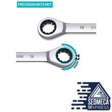 Load image into Gallery viewer, Key Ratchet Wrench Set 72 Tooth Gear Ring Torque Socket Wrench Set Metric Combination Ratchet Spanners Set Car Repair Tools. Sedmeca Express. Hand Tools &amp; Equipments.
