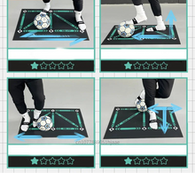 Load image into Gallery viewer, Football Training Mat Durable Non Slip Foldable Kids Adults Dribble Training Mat Football Training Indoor Ourdoor Equipment
