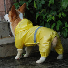 Load image into Gallery viewer, Pet Dog Waterproof Raincoat Jumpsuit Reflective Rain Coat Sunscreen Dog Outdoor Clothes Jacket for Small Dog Pet Supplies
