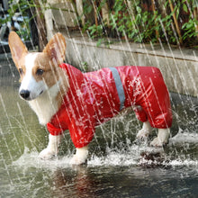 Load image into Gallery viewer, Pet Dog Waterproof Raincoat Jumpsuit Reflective Rain Coat Sunscreen Dog Outdoor Clothes Jacket for Small Dog Pet Supplies
