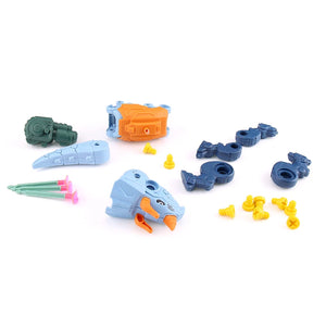 Children Dinosaurs Mount Constructor Model Set Montessori Kids Puzzles Screwdriver Tool Assembling Game Educational Toys for Boy