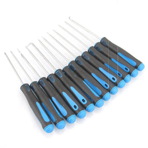 12PCS Hook Oil Seal Fuel Seal O-Ring Removal Tool Set Precision Screwdriver Set Automotive Pick Set Puller Craft Tools