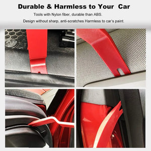 Car Trim Removal Tools Kit Auto Panel Dash Audio Radio Removal Installer Repair Pry Tools Kit Fastener Removal with Storage bag