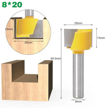 Load image into Gallery viewer, 1pc 8mm Cleaning bottom Engraving Bit solid carbide router bit Woodworking Tools CNC milling cutter endmill for wood
