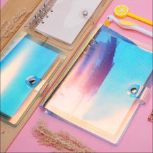 Load image into Gallery viewer, A5 A6 A7 Laser Notebook Planner Organizer Binder Books Journal Sketchbook Accessories Diary Office Supplies Notebook
