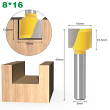 Load image into Gallery viewer, 1pc 8mm Cleaning bottom Engraving Bit solid carbide router bit Woodworking Tools CNC milling cutter endmill for wood
