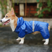 Load image into Gallery viewer, Pet Dog Waterproof Raincoat Jumpsuit Reflective Rain Coat Sunscreen Dog Outdoor Clothes Jacket for Small Dog Pet Supplies
