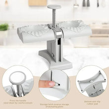 Load image into Gallery viewer, Automatic Dumpling Maker Mould Machine Household Press DoubleHead Wrapper Dumpling Pastry Making Tools cocina y hogar utensilios
