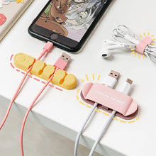 Load image into Gallery viewer, MOHAMM 1 Piece Cute Cable Organizers Holder Clips for Desktop Cord Organizers Management Office Home
