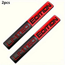 Load image into Gallery viewer, 2PCS Limited Edition Emblem 3D Metal Badges Decal Sticker Auto Racing Sport Emblem for Rear Trunk Side Fender Car Motorcycle
