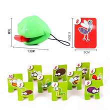 Load image into Gallery viewer, Frog Mask Wagging Tongue Lick Cards Board Games for Children Family Party Toys Antistress Funny Desktop Puzzle Game Toys
