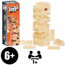 Load image into Gallery viewer, 4 national languages Jenga Classic Games Family Entertainment Party Early Education Puzzle Stackoed Playing Cards Birthday Gift
