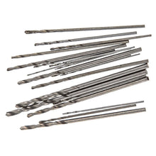 Load image into Gallery viewer, 20Pcs 0.3-1.6mm Small HSS Drill Bits Set High Speed Steel Spiral Drill Bit Extractor Bit For Metal Wood Aluminum Drilling Tools
