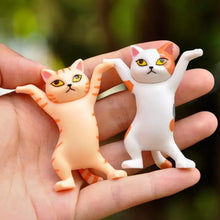 Load image into Gallery viewer, Kawaii Cats Pen Holder Funny Cat Doll Ornaments Plastic Crafts Earphone Support For Room Office Desk Home Decoration Accessories
