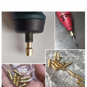 5/11PCS/lot Mini Drill Brass Collet Chuck for Dremel Rotary Tool 0.5-3.2mm Brass and Nut for Dremel Accessories Set