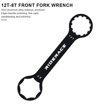 Load image into Gallery viewer, RIDERACE Bicycle Front Fork Wrench Spanner For Suntour XCM XCR XCT RST Mountain Bike Suspension Cap Removal Installation Tool
