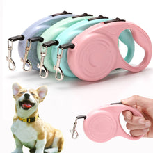 Load image into Gallery viewer, 3m 5m Dog Leash For Small Medium Dogs Cat Retractable Nylon Rope Puppy Walking Roulette Traction Lead Chihuahua Pet Accessories
