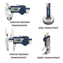 Load image into Gallery viewer, SHAHE New Hardened Stainless Steel 0-150mm Digital Caliper Vernier Calipers Micrometer Electronic Vernier Caliper Measuring Tool
