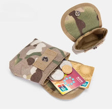 Load image into Gallery viewer, Waterproof Camping EDC Pouch Tactical Key Change Purse Wallet Travel Kit Coin Purse Outdoor Hunting Camouflage Waist Bag
