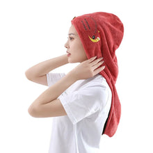 Load image into Gallery viewer, Women Microfiber Towel Hair Towel Bath Towels for Adults Home Terry Towels Bathroom Serviette De Douche Turban for Drying Hair
