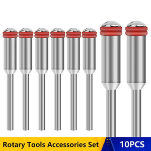 CMCP Disc Mandrel 10pcs/set 2.35/3.0mm Handle/Steel Screw Mandrel Shank Cutter-Off Holder For Dremel Rotary Accessories Tools