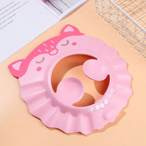 Adjustable Baby Shower Caps Child Waterproof Shampoo Hat Kids Boys Girls Wash Hair Bath Shield Ear Eye Protection Visor