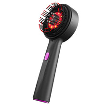 Load image into Gallery viewer, Electric Vibration Massage Comb Red Light Therapy Hair Growth Massage Scalp Brush Anti Hair Loss Liquid Oil Applicator Hair Care
