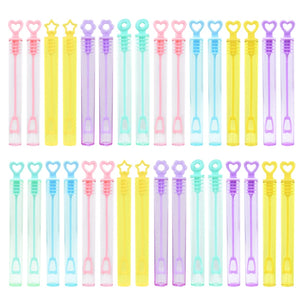 10/20/50Pcs Love Heart Wand Tube Bubble Soap Bottle Wedding Gifts For Guests Birthday Party Decor Baby Shower Favors Kids Toys