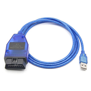 VAG KKL 409.1 With FTDI/CH340T OBD 2 OBD2 Car Diagnostic vag Interface Cable 409 1 For VW/Audi/Skoda/Seat Auto Scanner Tool