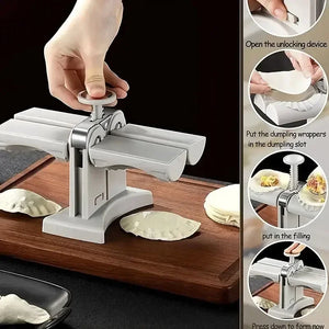 Automatic Dumpling Maker Mould Machine Household Press DoubleHead Wrapper Dumpling Pastry Making Tools cocina y hogar utensilios