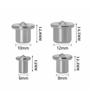 Woodoworking Tools 1/4 Dowel Tenon Center Set Woodworking Top Locator Roundwood Punch Wooden Furniture Centering Point Drilling