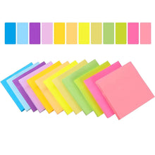 Load image into Gallery viewer, 6 pcs fluorescent color 3*3inch Sticky Note Posted It Note Pads Stickers Planner Sticker Notepad Memo pad School Office Supplies
