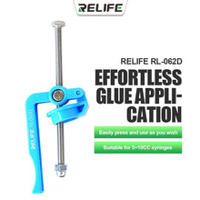 Load image into Gallery viewer, RELIFE 5CC~10CC Rosin Flux Barrel Extruder Manual Labor-Saving Glue Gun For Syringe Welding Oil, Solder Paste, UV Mask Oil,Glue
