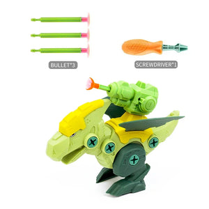 Children Dinosaurs Mount Constructor Model Set Montessori Kids Puzzles Screwdriver Tool Assembling Game Educational Toys for Boy