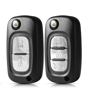 KEYYOU 1PCS 2/3 Buttons Car Key Case for Renault Fluence Clio Megane Kangoo Modus Auto Key With NE73/VA2 Blade