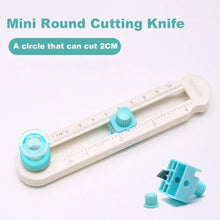 Load image into Gallery viewer, 360 Adjustable Paper Circle Cutter Round Cutting Knife DIY Compass Cutter Tools For Paper Card Crafts Office School Stationery
