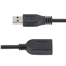 Load image into Gallery viewer, USB 3.0 Extension cable Short Super Speed USB 3.0 cord Extension USB 3.0 A male to A female 0.3M up to 5Gbps for Macs Windows
