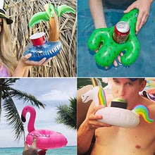 Load image into Gallery viewer, 40StylePool Drink Floats Inflatable Drink Holder Drink Floaties Floating Cup For Summer Swimming Pool Party Baby Shower Favors
