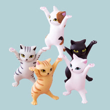 Load image into Gallery viewer, Kawaii Cats Pen Holder Funny Cat Doll Ornaments Plastic Crafts Earphone Support For Room Office Desk Home Decoration Accessories
