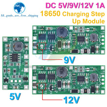 Load image into Gallery viewer, DC 5V 9V 12V Charging Step Up Booster Module for 18650 Lithium Battery UPS Voltage Converter Protection
