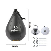 Load image into Gallery viewer, High Quality Boxing Speed Ball Set Fitness Boxing Pear Speed Ball Reflex Inflate Punching Speed Bag Training Ball Accessory
