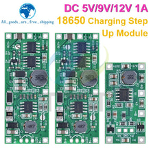 Load image into Gallery viewer, DC 5V 9V 12V Charging Step Up Booster Module for 18650 Lithium Battery UPS Voltage Converter Protection
