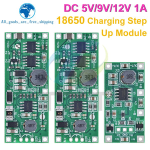 DC 5V 9V 12V Charging Step Up Booster Module for 18650 Lithium Battery UPS Voltage Converter Protection