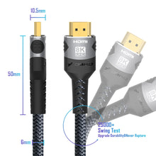 Load image into Gallery viewer, 8K HDMI-Compatible Cable 4K@120Hz 8K@60Hz HDMI 2.1 Cable 48Gbps Adapter For RTX 3080 eARC HDR Video Cable PC Laptop TV box PS5
